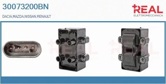 Bobine d'allumage REAL 30073200BN