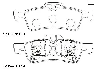 Kit de plaquettes de frein, frein à disque ASIMCO KD7583