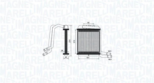Système de chauffage MAGNETI MARELLI 350218458000