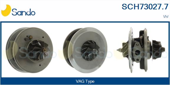 Groupe carter, turbocompresseur SANDO SCH73027.7