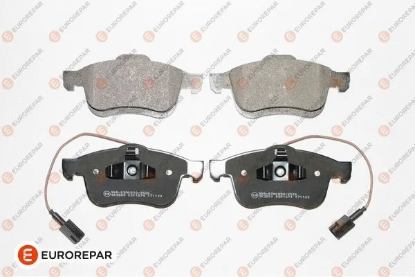 Kit de plaquettes de frein, frein à disque EUROREPAR 1673899280