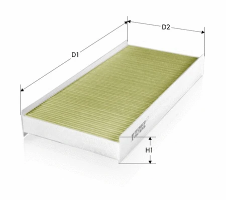 Filtre, air de l'habitacle TECNECO FILTERS CKA9398