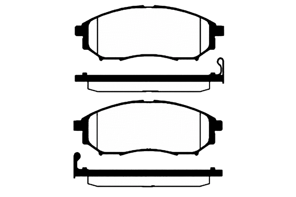Kit de plaquettes de frein, frein à disque Technika 01678