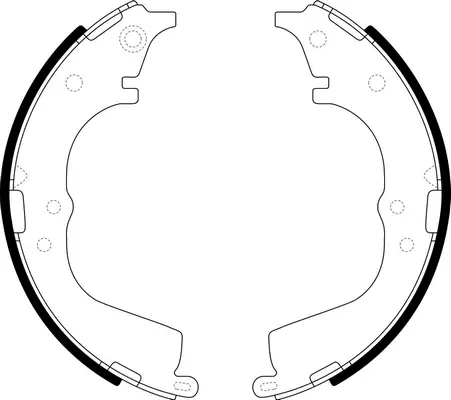 Jeu de mâchoires de frein SB BS21330