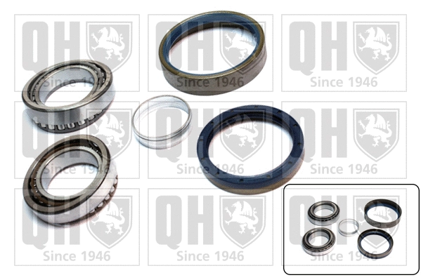 Kit de roulements de roue QUINTON HAZELL QWB259
