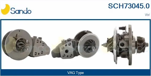 Groupe carter, turbocompresseur SANDO SCH73045.0