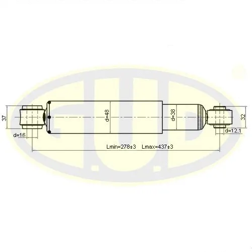 Amortisseur G.U.D. GSA343240