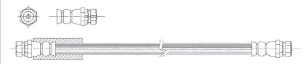 Flexible de frein Technika 44605