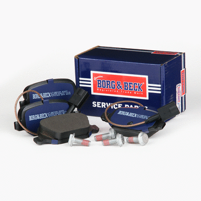 Kit de plaquettes de frein, frein à disque BORG & BECK BBP2309