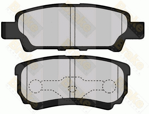 Kit de plaquettes de frein, frein à disque Brake ENGINEERING PA1576