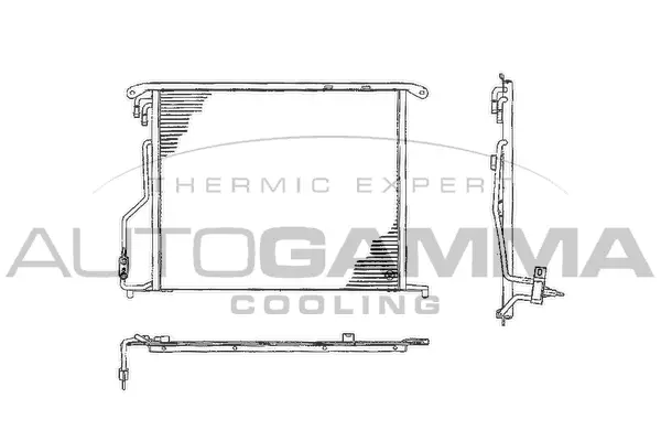 Condenseur, climatisation AUTOGAMMA 102704