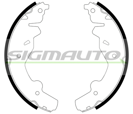 Jeu de mâchoires de frein SIGMAUTO SFA763
