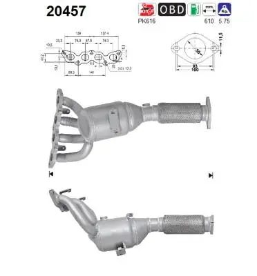 Catalyseur AS 20457