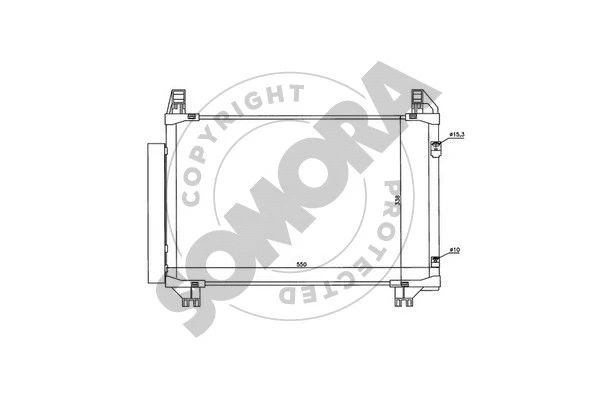 Condenseur, climatisation SOMORA 310360A