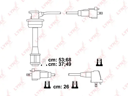 Kit de câbles d'allumage LYNXAUTO SPC7525