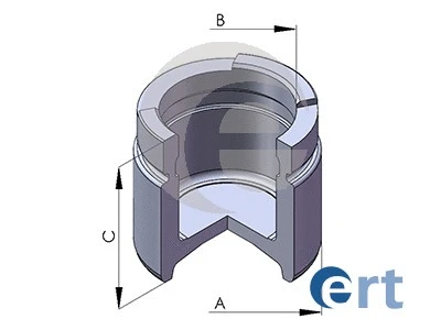 Piston, étrier de frein ERT 150291-C