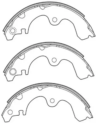Jeu de mâchoires de frein SB BS21321