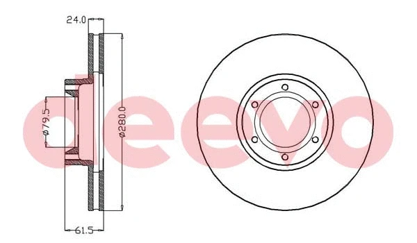 Disque de frein DEEVO BD11500