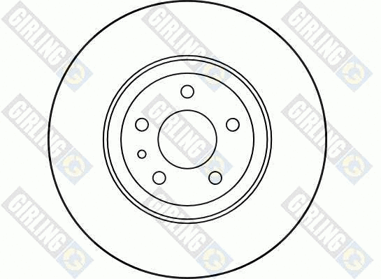 Disque de frein GIRLING 6017491