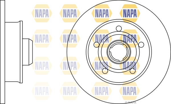 Disque de frein NAPA NBD5378