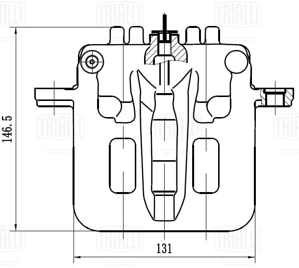 Étrier de frein TRIALLI CF 012106