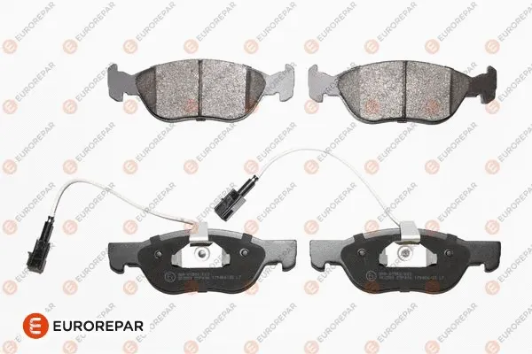 Kit de plaquettes de frein, frein à disque EUROREPAR 1617277780