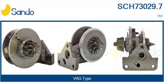 Groupe carter, turbocompresseur SANDO SCH73029.7
