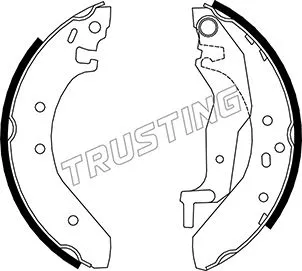 Jeu de mâchoires de frein TRUSTING 007.017