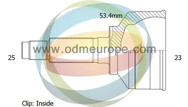 Jeu de joints, arbre de transmission 4X4 ESTANFI EST-12-011968
