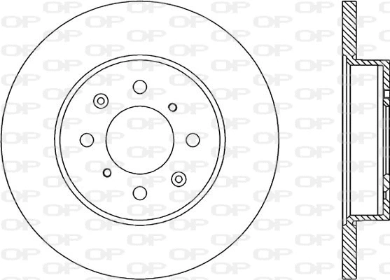 Disque de frein OPEN PARTS BDA1752.10