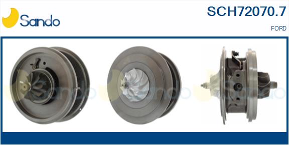 Groupe carter, turbocompresseur SANDO SCH72070.7