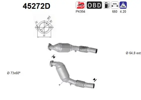 Catalyseur AS 45272D