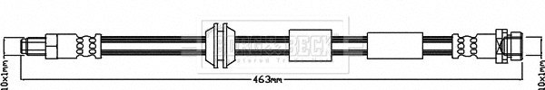 Flexible de frein BORG & BECK BBH8053