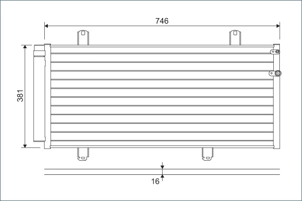 Condenseur, climatisation VALEO 822584