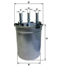 Filtre à carburant UNIFLUX FILTERS XN715