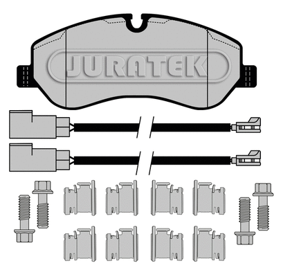 Kit de plaquettes de frein, frein à disque JURATEK JCP8039
