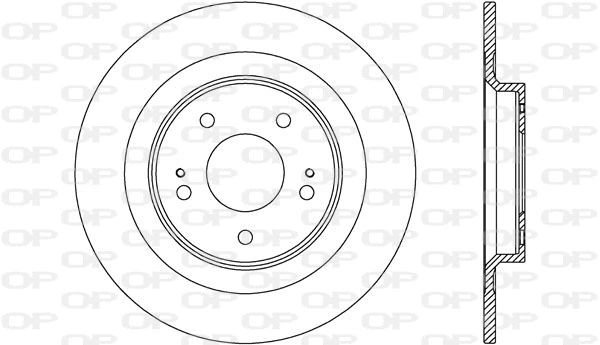 Disque de frein OPEN PARTS BDR2715.10