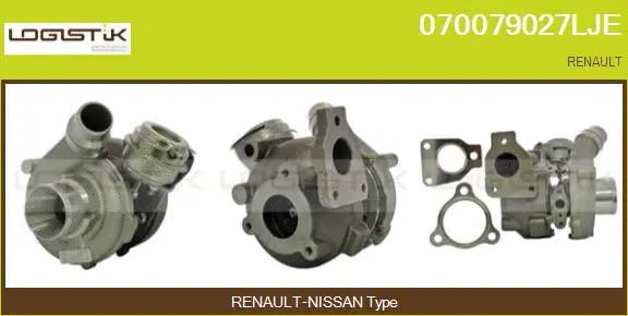 Turbocompresseur, suralimentation LGK 070079027LJE