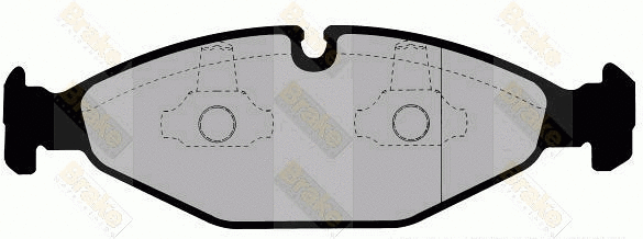 Kit de plaquettes de frein, frein à disque Brake ENGINEERING PA1319