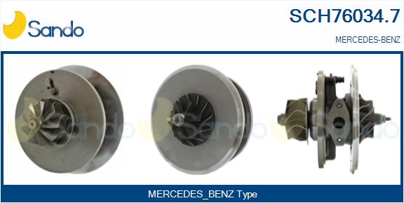 Groupe carter, turbocompresseur SANDO SCH76034.7