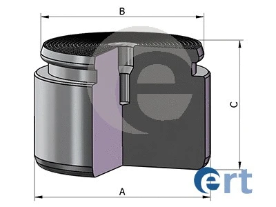 Piston, étrier de frein ERT 151367-C