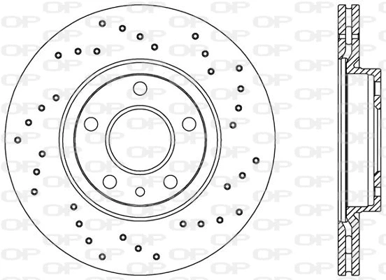 Disque de frein OPEN PARTS BDRS1664.25