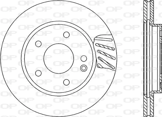 Disque de frein OPEN PARTS BDR1700.20