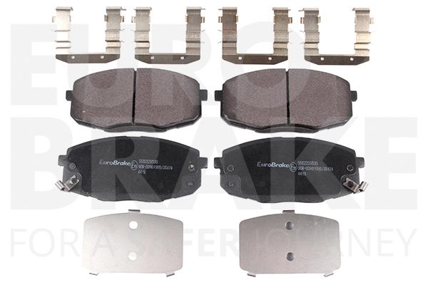 Kit de plaquettes de frein, frein à disque EUROBRAKE 5502223533