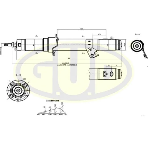 Amortisseur G.U.D. GSA341351
