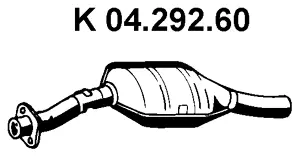 Catalyseur de mise à niveau EBERSPÄCHER 042413K