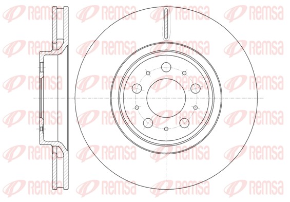 Disque de frein REMSA 61303.10