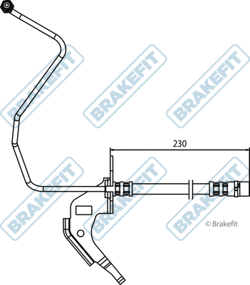 Flexible de frein APEC BHO4293