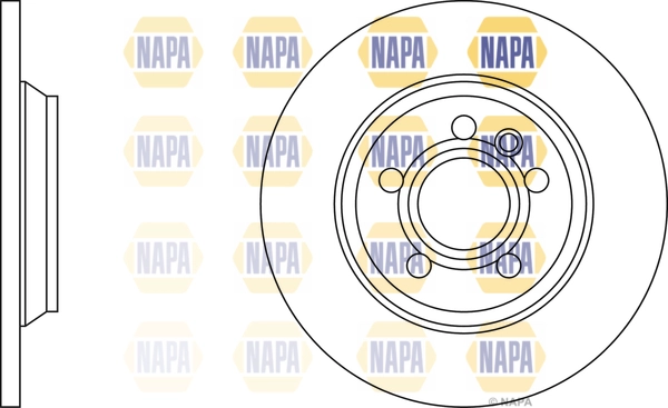 Disque de frein NAPA NBD5884