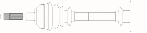 Arbre de transmission GENERAL RICAMBI AB3023
